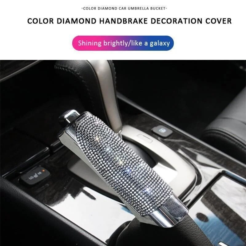 Crystal auto käsipiduri katted Universaalsed libisemisvastased automaatsed käiguvahetuskraed Auto Blingi sisetarvikud