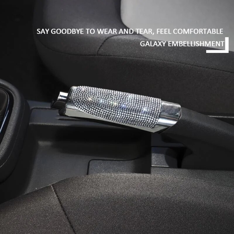 Crystal auto käsipiduri katted Universaalsed libisemisvastased automaatsed käiguvahetuskraed Auto Blingi sisetarvikud