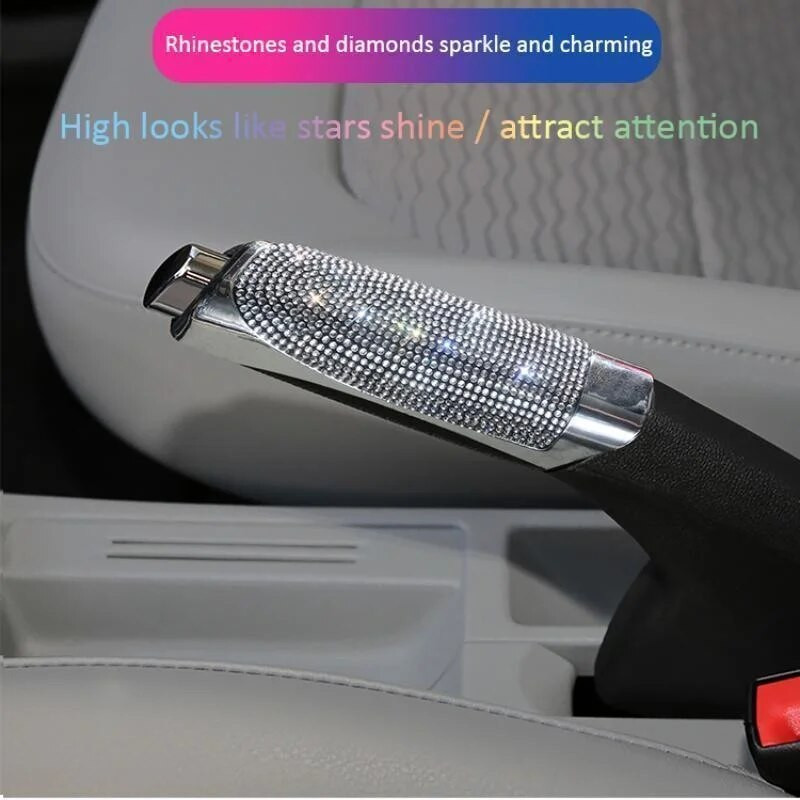 Crystal auto käsipiduri katted Universaalsed libisemisvastased automaatsed käiguvahetuskraed Auto Blingi sisetarvikud