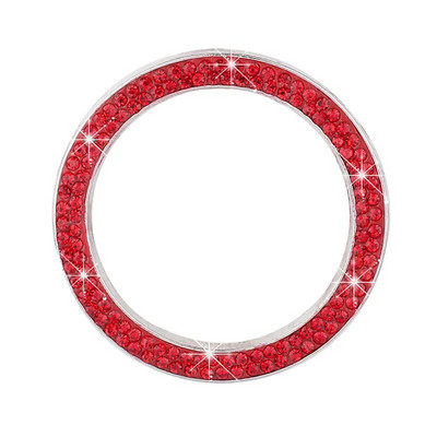 Dekoratsioonisõrmus Teemantkivist autodekoratsioon Ühe klõpsuga käivitusnupp Mootori käivitusseiskamislüliti nupu kate