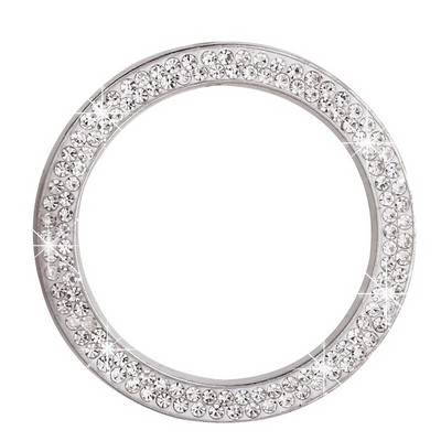 Dekoratsioonisõrmus Teemantkivist autodekoratsioon Ühe klõpsuga käivitusnupp Mootori käivitusseiskamislüliti nupu kate