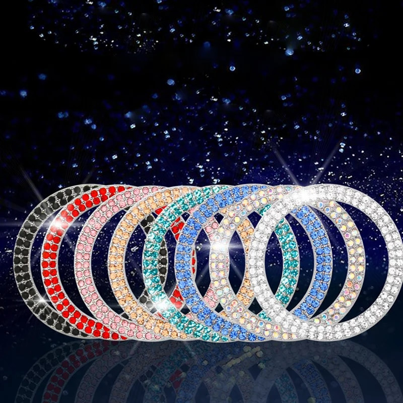 Dekoratsioonisõrmus Teemantkivist autodekoratsioon Ühe klõpsuga käivitusnupp Mootori käivitusseiskamislüliti nupu kate