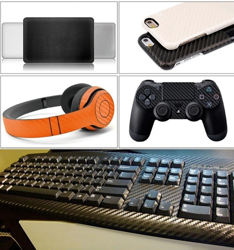 3D naljepnica od ugljičnih vlakana Višebojna rola folije Vinilna folija Naljepnice za stil interijera automobila Dekoracija motocikla Naljepnica za kožu prijenosnog računala