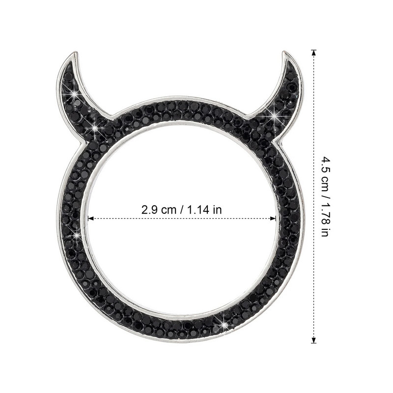 Carcasa pentru buton de pornire cu un singur clic Interior Aprinderea motorului Buton de pornire Oprire Capac de protectie Decorare din cristal Accesorii auto