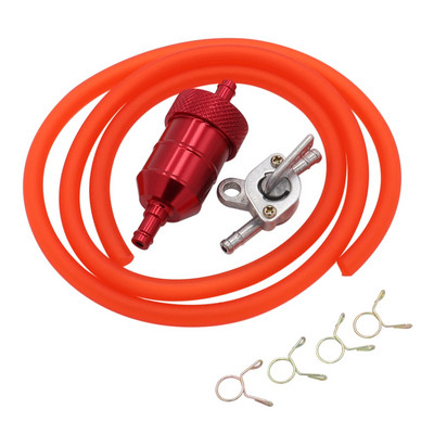 Anodeeritud sulamist õligaasi kütusefilter + 1 m vooliku toru + kütuselüliti mootorratta mustuseratta neljarattalisele ATVle