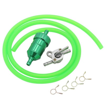 Anodeeritud sulamist õligaasi kütusefilter + 1 m vooliku toru + kütuselüliti mootorratta mustuseratta neljarattalisele ATVle