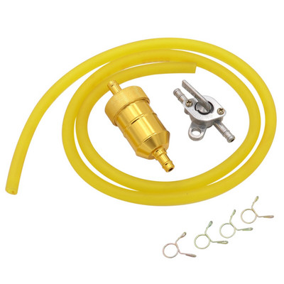 Anodeeritud sulamist õligaasi kütusefilter + 1 m vooliku toru + kütuselüliti mootorratta mustuseratta neljarattalisele ATVle