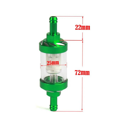 CNC alumiiniumsulamist klaasist mootorratta gaas, bensiin, õlifilter, mototarvikud ATV dirt Pit bike motokrossi jaoks