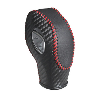 Auto PU nahast süsinikkiust käigukangi nupu kate Ford EcoSport Escape Fusion C-Max Energi Wagon Fiesta Focus Transit kaubiku jaoks