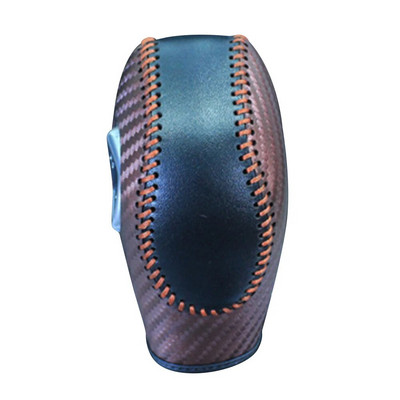 Auto PU nahast süsinikkiust käigukangi nupu kate Ford EcoSport Escape Fusion C-Max Energi Wagon Fiesta Focus Transit kaubiku jaoks