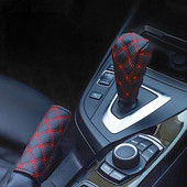2GB/Set Automóvil Gear Shift Collars Rokas bremzes vāks Auto Universāls aizsargs Case Voiture Accessories Intérieur 자동차 용품 베스트
