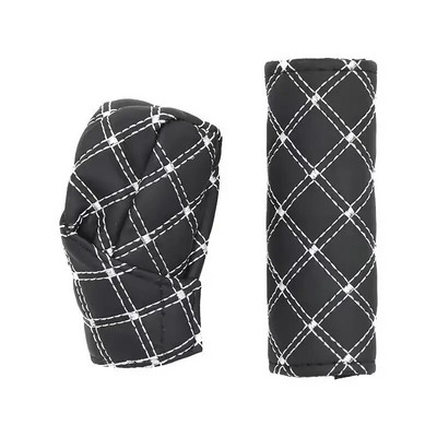 2GB/Set Automóvil Gear Shift Collars Rokas bremzes vāks Auto Universāls aizsargs Case Voiture Accessories Intérieur 자동차 용품 베스트