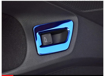 Неръждаема стомана Заден багажник на кола задна кутия превключвател рамка тапицерия стикер капак Стил на автомобила за 2016-2018 VW Passat B8