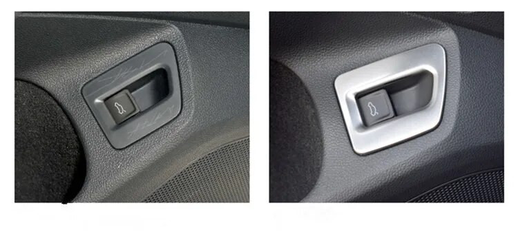 Nerūsējošais tērauds Automašīnas aizmugurējā bagāžas nodalījuma kastes slēdža rāmja apdares uzlīmes vāks Automašīnas dizains 2016-2018 VW Passat B8