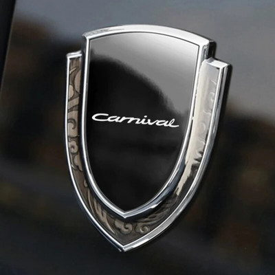 car stickers 3D metal accsesories auto accessory for kia carnival