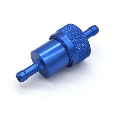 Motociklo universalus įdėklas Fule Oli Filter 6 mm , Sootoer kuro filtras Alyvos filtras Aliuminis filtro elementas Pakartotinis naudojimas