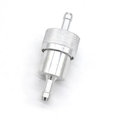 Motociklo universalus įdėklas Fule Oli Filter 6 mm , Sootoer kuro filtras Alyvos filtras Aliuminis filtro elementas Pakartotinis naudojimas