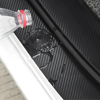 Въглеродни влакна Стикери за праг на вратата на автомобила Защитна лента Интериор за KIA NIRO Значка Автоматично фолио против надраскване Мръсна лента