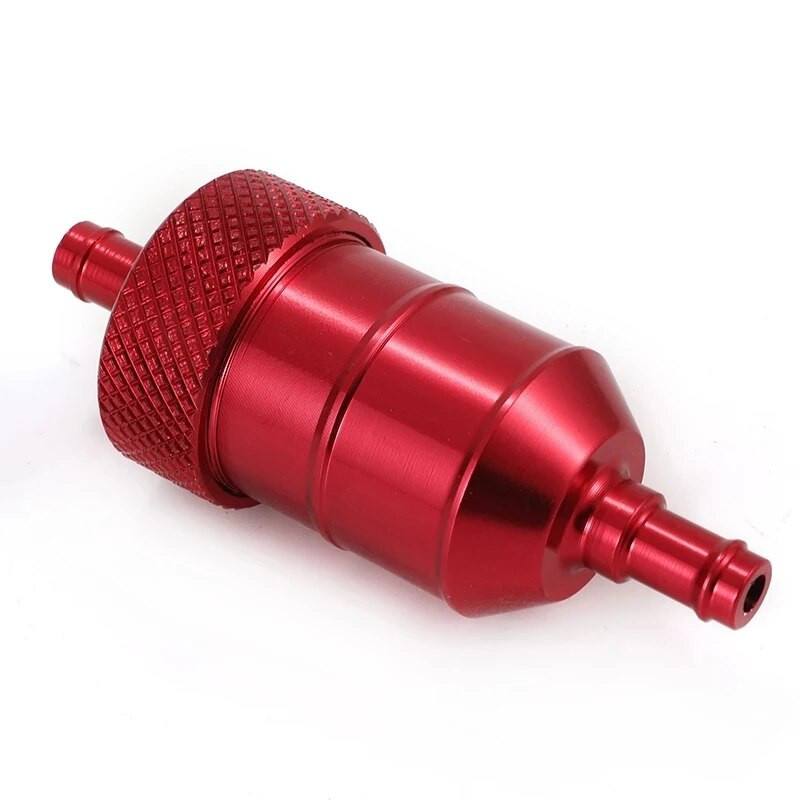 Universalus 8 mm benzino dujų kuro filtro valiklis motociklo duobės purvo dviračiui ATV Quad Oil Gas 5 spalvų kuro filtras