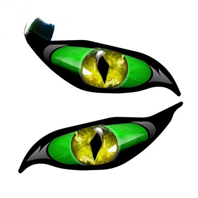 Jpct smieklīgas animācijas acu uzlīmes kemperiem, motocikliem, piezīmjdatoriem, ūdensnecaurlaidīgas uzlīmes, lai segtu skrāpējumus, 13 cm x 9,5 cm