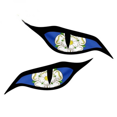 Jpct smieklīgas animācijas acu uzlīmes kemperiem, motocikliem, piezīmjdatoriem, ūdensnecaurlaidīgas uzlīmes, lai segtu skrāpējumus, 13 cm x 9,5 cm