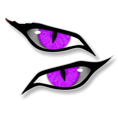 Jpct smieklīgas animācijas acu uzlīmes kemperiem, motocikliem, piezīmjdatoriem, ūdensnecaurlaidīgas uzlīmes, lai segtu skrāpējumus, 13 cm x 9,5 cm