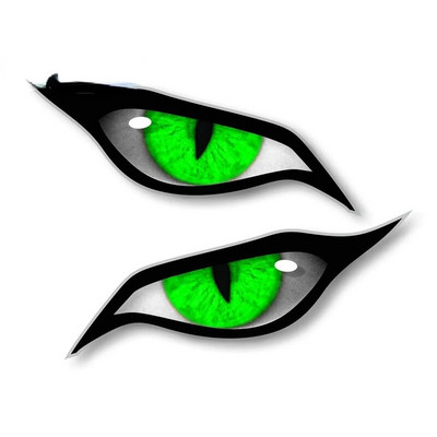 Jpct smieklīgas animācijas acu uzlīmes kemperiem, motocikliem, piezīmjdatoriem, ūdensnecaurlaidīgas uzlīmes, lai segtu skrāpējumus, 13 cm x 9,5 cm