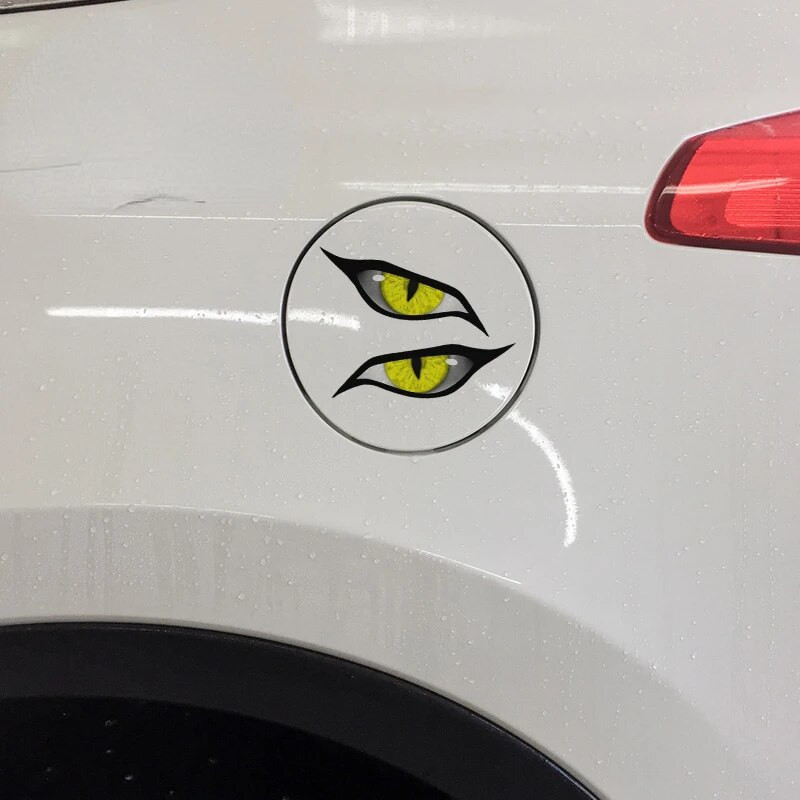 Jpct smieklīgas animācijas acu uzlīmes kemperiem, motocikliem, piezīmjdatoriem, ūdensnecaurlaidīgas uzlīmes, lai segtu skrāpējumus, 13 cm x 9,5 cm