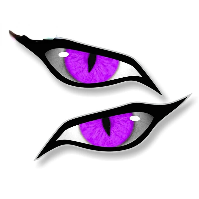 Jpct smieklīgas animācijas acu uzlīmes kemperiem, motocikliem, piezīmjdatoriem, ūdensnecaurlaidīgas uzlīmes, lai segtu skrāpējumus, 13 cm x 9,5 cm