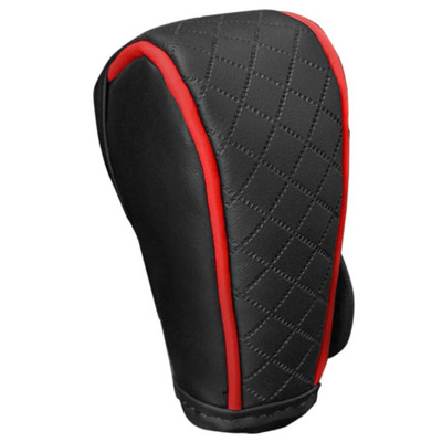 Neslīdošs automašīnas pārslēgšanas roktura pārsegs PU āda Nodilumizturīgs pārslēgšanas pogas aizsargpārsegi Ērts satvēriens Automātiskās pārslēgšanas pārnesuma pārsegs