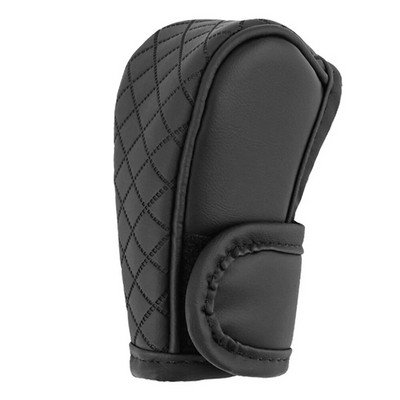 Neslīdošs automašīnas pārslēgšanas roktura pārsegs PU āda Nodilumizturīgs pārslēgšanas pogas aizsargpārsegi Ērts satvēriens Automātiskās pārslēgšanas pārnesuma pārsegs