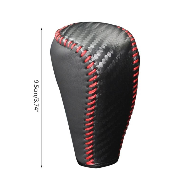 Εσωτερικό αυτοκινήτου Δερμάτινο κάλυμμα κουμπιού αλλαγής ταχυτήτων κιβωτίου ταχυτήτων Μοχλοί αλλαγής ταχυτήτων Κιβώτιο ταχυτήτων Θήκη για RAV4 2014-2019 B36B