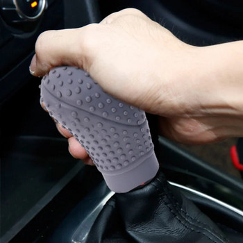 Universal Car Manual Gear Shift Cover Αντιολισθητικό πόμολο σιλικόνης Sleeve Gear Shift Grip Protective covers Εσωτερικά αξεσουάρ αυτοκινήτου