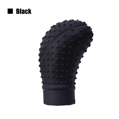 Universal Car Manual Gear Shift Cover Αντιολισθητικό πόμολο σιλικόνης Sleeve Gear Shift Grip Protective covers Εσωτερικά αξεσουάρ αυτοκινήτου