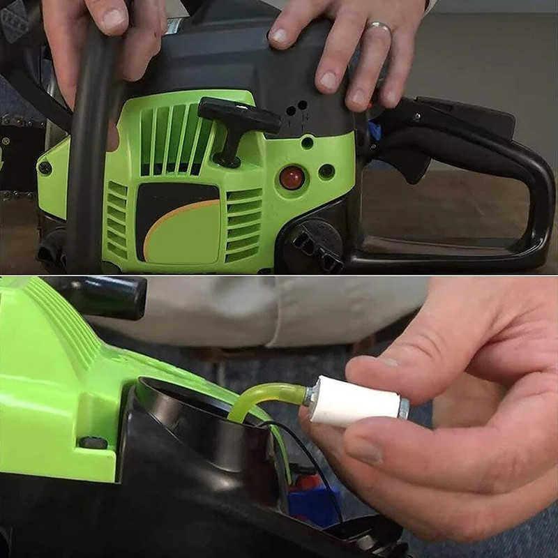 5 vnt. aukštos kokybės kuro filtro grandininio pjūklo vejapjovės filtro elemento pjovimo mašinos pjūklo pūstuvo benzino filtro įrankių jungiamosios detalės