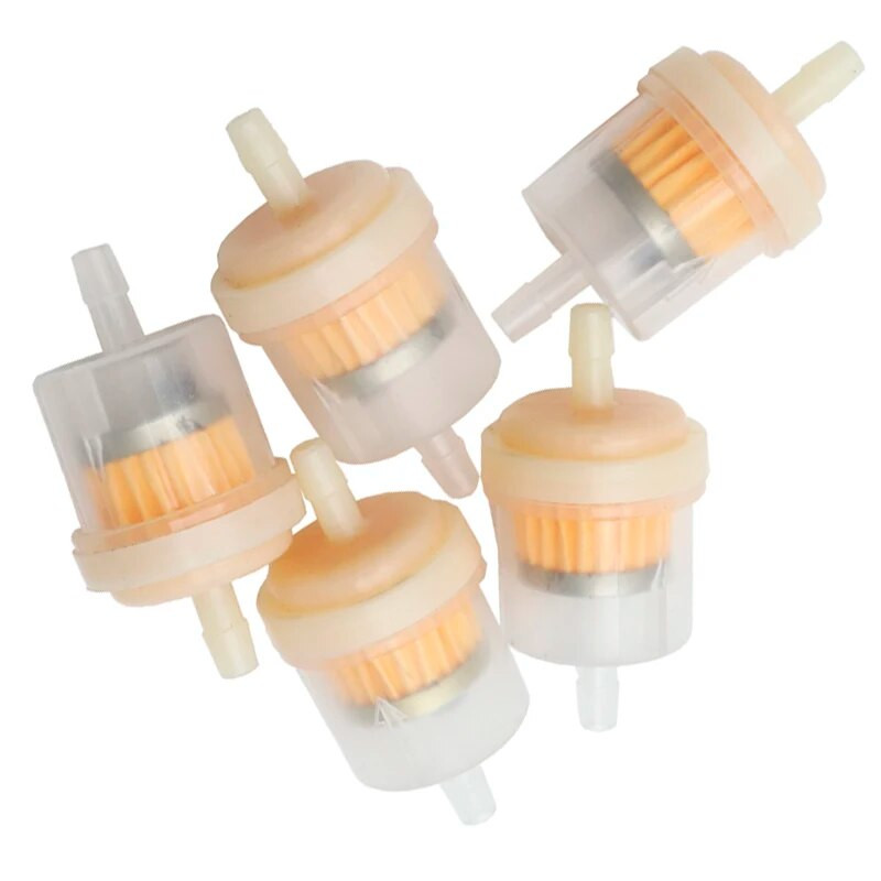 5vnt automobilių purvo kišeninis dviračio alyvos filtras benzino dujų benzino skysto kuro filtras motorolerio motociklo motociklo varikliui