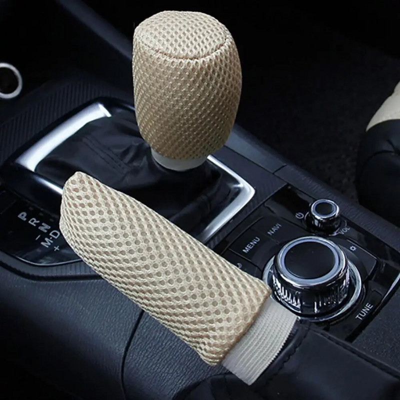 Universāla automašīnas transportlīdzekļa pretslīdes ātrumkārbas pārsegs Rokas bremzes roktura uzmavu komplekts iekšpuse Automātiskās rokas bremzes pārnesumu pārsegs