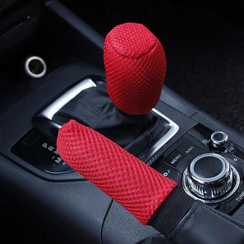 Universāla automašīnas transportlīdzekļa pretslīdes ātrumkārbas pārsegs Rokas bremzes roktura uzmavu komplekts iekšpuse Automātiskās rokas bremzes pārnesumu pārsegs