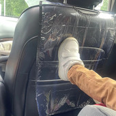 Automašīnas sēdekļa atzveltnes aizsargapvalks bērniem bērniem, mazuļu pret dubļiem netīrumiem, auto spilvens, paklājiņš priekš Benz Alfa Audi BMW Peugeot