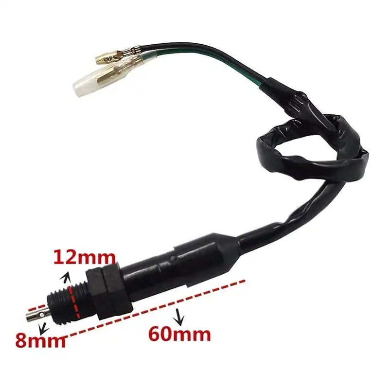 Motocikla universālais aizmugurējās bremžu gaismas slēdzis ar atsperu komplektu Honda Kawasaki Suzuki Yamaha kvadracikliem ATV motorolleriem