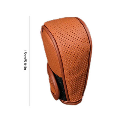 Automašīnas ātrumkārbas pārsegs Universāls pretslīdes pārslēga pārsegs PU ādas nodilumizturīgs zobrata stieņa pārsegs Automašīnas pārslēga aizsargs