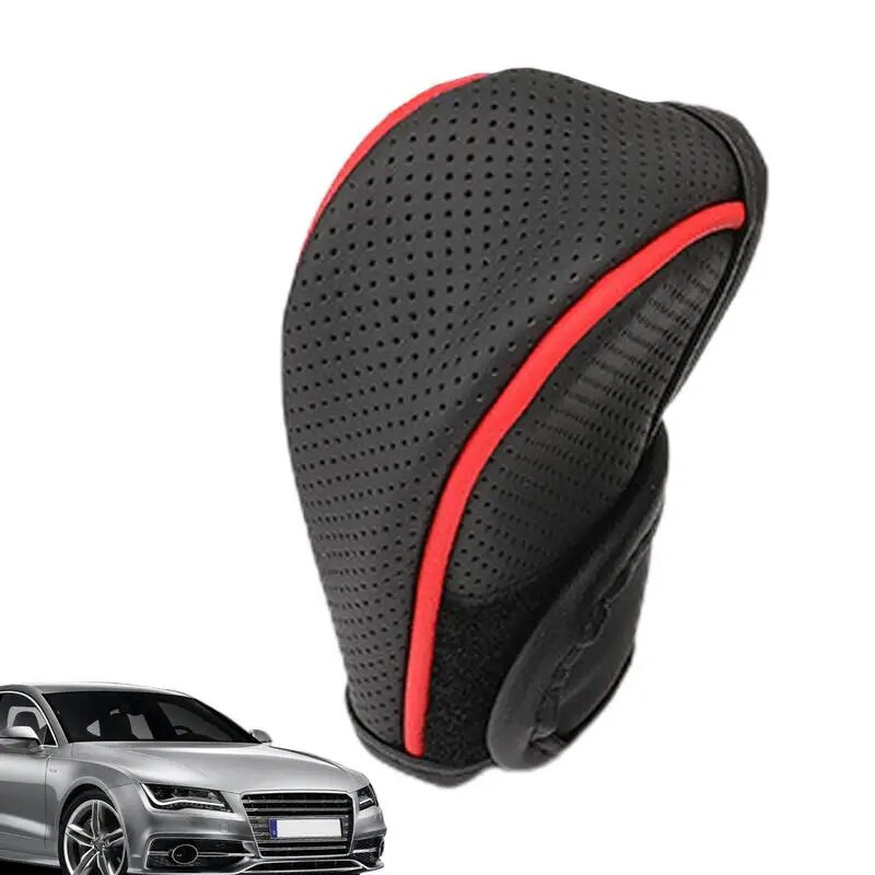 Automašīnas ātrumkārbas pārsegs Universāls pretslīdes pārslēga pārsegs PU ādas nodilumizturīgs zobrata stieņa pārsegs Automašīnas pārslēga aizsargs