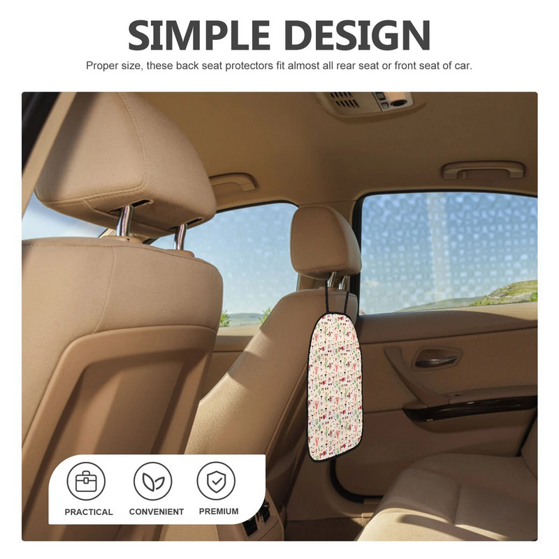Sėdynės atramos pagalvėlės nugaros apsauga, mažylio automobilio galinės sėdynės kilimėliai vaikiški Pu Apsaugoti nuo smūgių Automobiliai