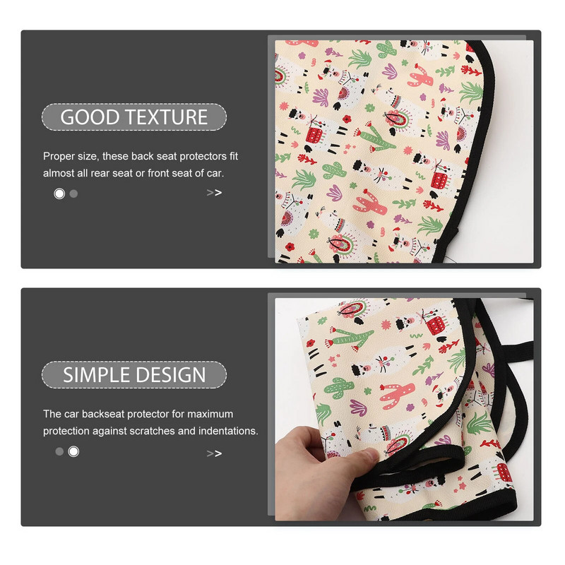 Sėdynės atramos pagalvėlės nugaros apsauga, mažylio automobilio galinės sėdynės kilimėliai vaikiški Pu Apsaugoti nuo smūgių Automobiliai