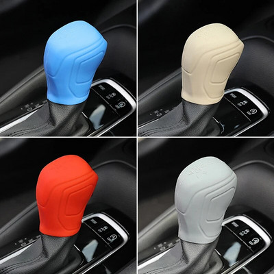 Silicone Gear Handle Cover 5 * 4 * 8.5cm Car Silicone Shift Knob Cover For Shift Head Protection Device