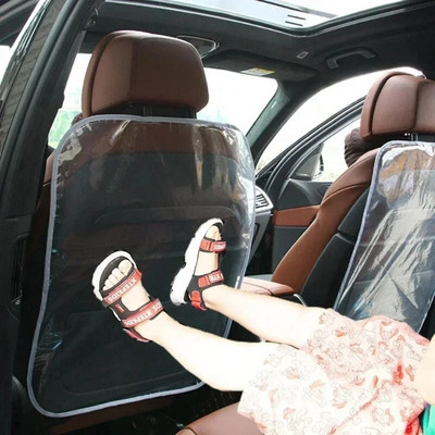 Autó hátsó üléshuzat Kosztalan lábbetét gyerekeknek Gyermekkutyák Auto Anti Chick Kick Pad Belső üléstámla védőtok