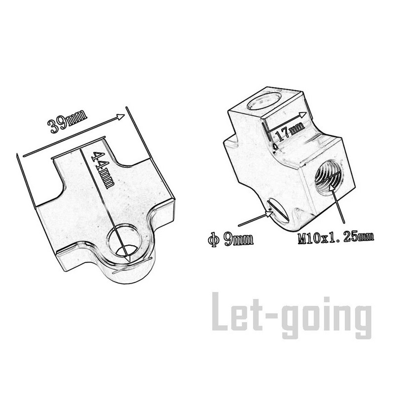 AVT bremžu šļūtenes savienotāja adapteris, 3 virzienu motocikla hidrauliskās caurules savienošana, savienojuma caurules, adaptera kronšteins M10 bandžo eļļas saite