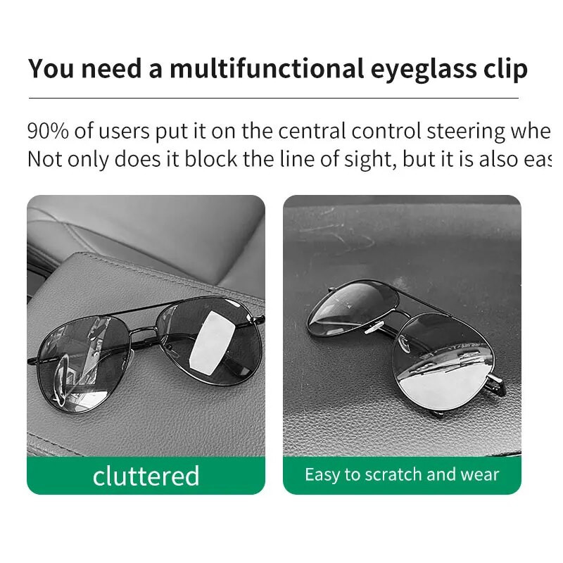 Universāls auto saulessargs Briļļu turētājs Brilles Glabāšanas Klipu stiprinājums Auto Interjers Organizēt Piederumi Auto Saulesbriļļu Turētājs