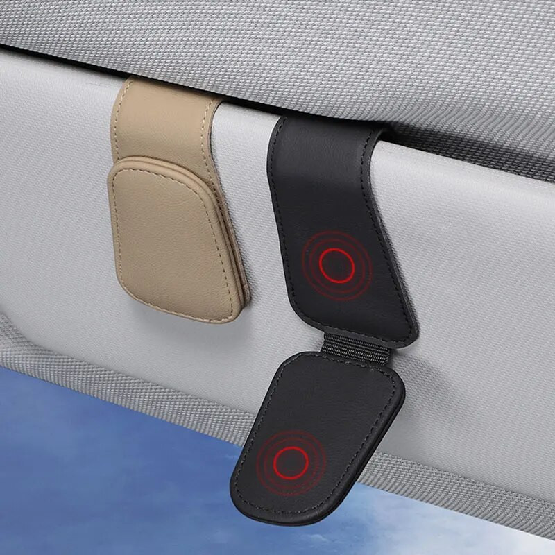 Universāls auto saulessargs Briļļu turētājs Brilles Glabāšanas Klipu stiprinājums Auto Interjers Organizēt Piederumi Auto Saulesbriļļu Turētājs