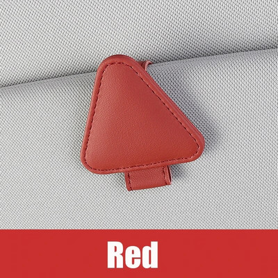 Universal Sun Visor Clip Θήκη γυαλιών ηλίου Θήκη γυαλιών αυτοκινήτου Θήκη γυαλιών αυτοκινήτου Microsoft Δερμάτινα γυαλιά Κρεμάστρα εισιτηρίων Κλιπ γυαλιών βάσης
